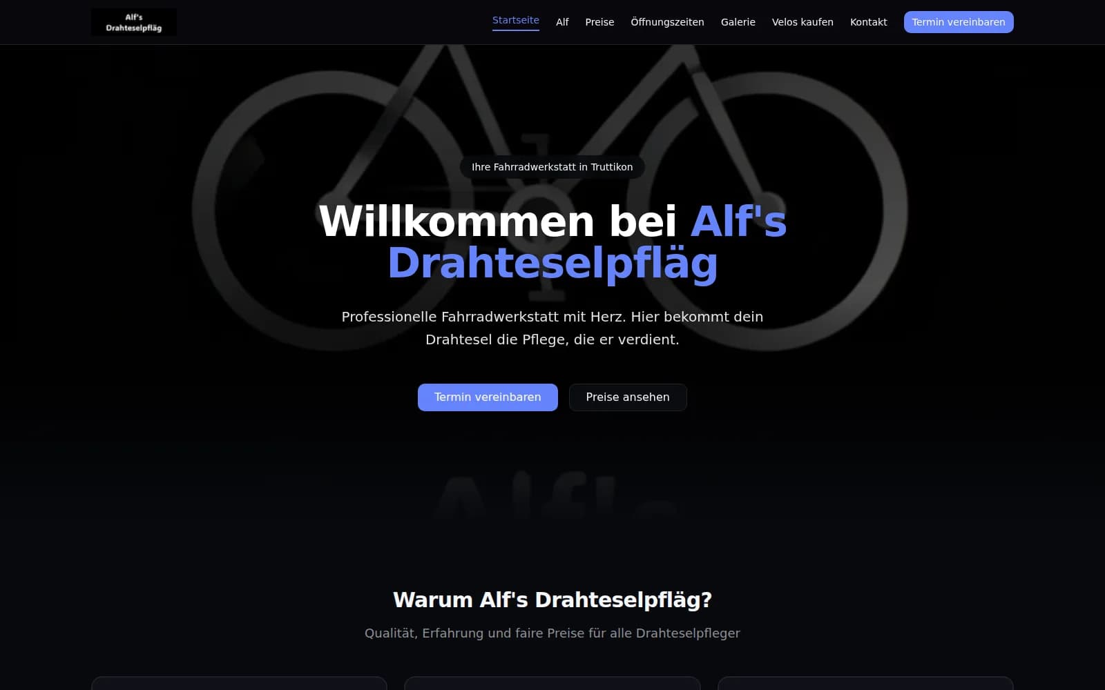 Alfs Drahteselpfläg – Screenshot