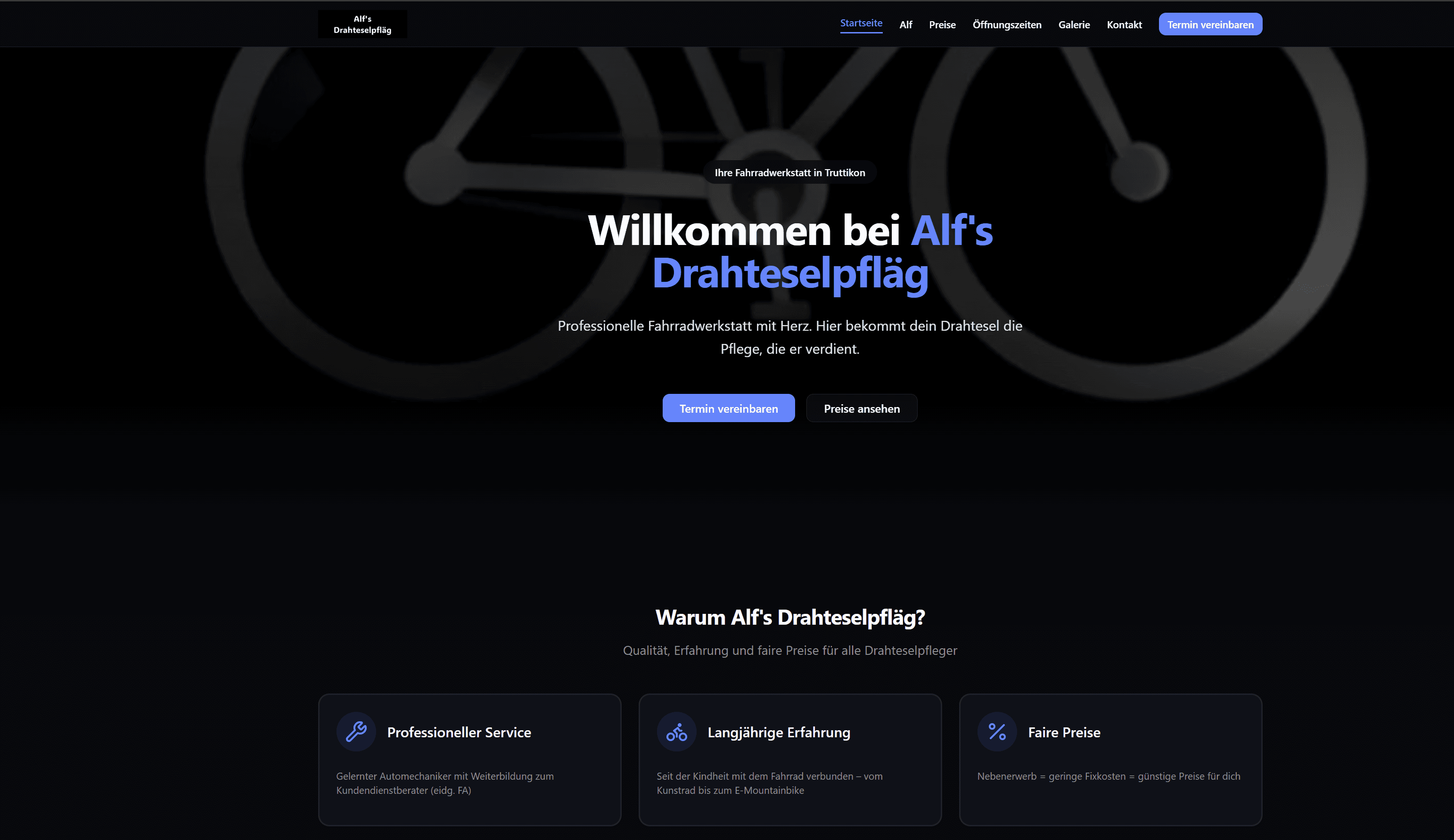 Alfs Drahteselpfläg