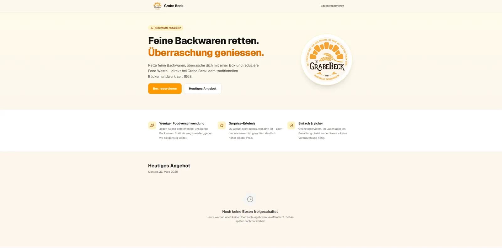 GrabeBeck Foodwaste-App