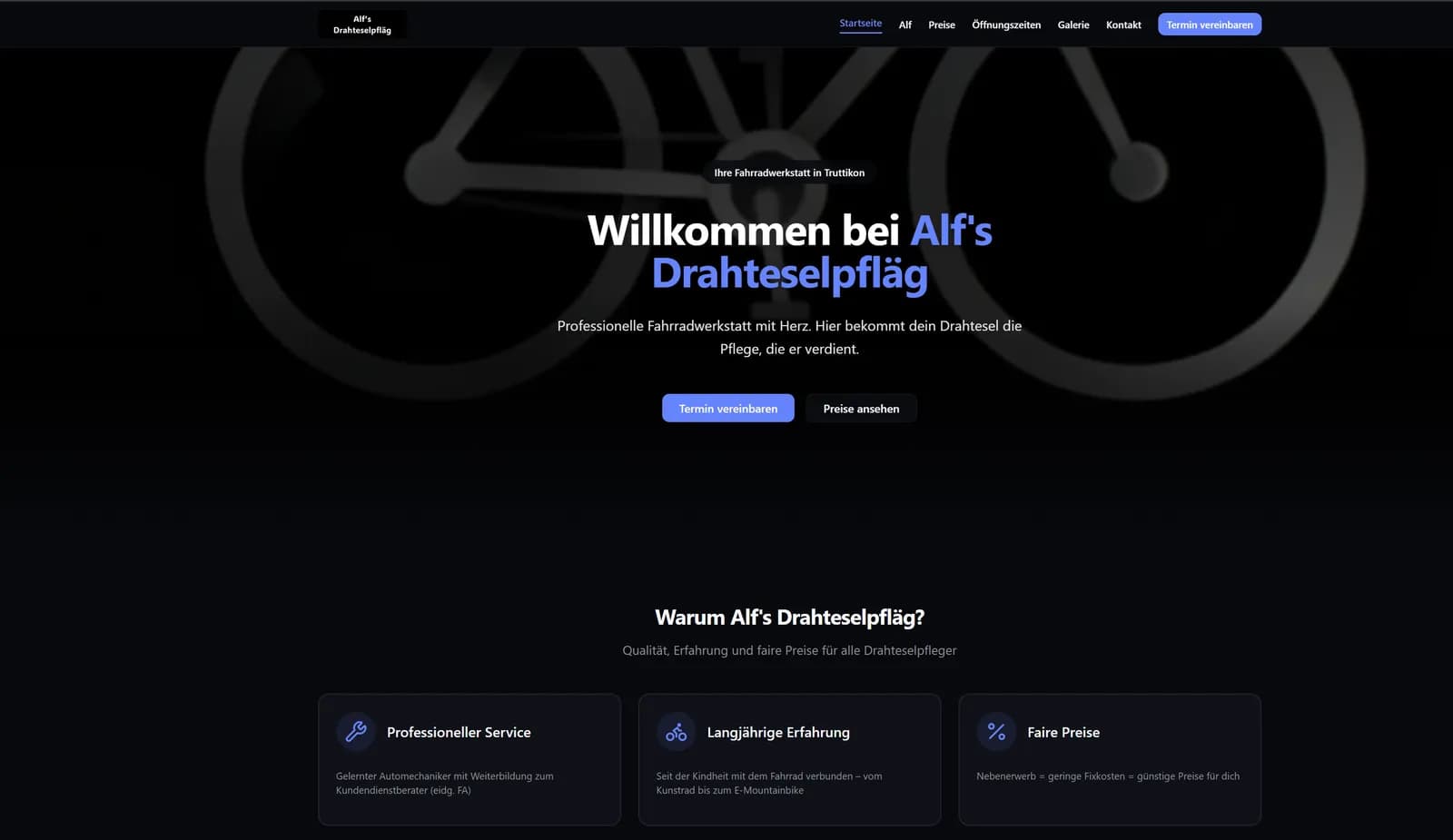 Alfs Drahteselpfläg